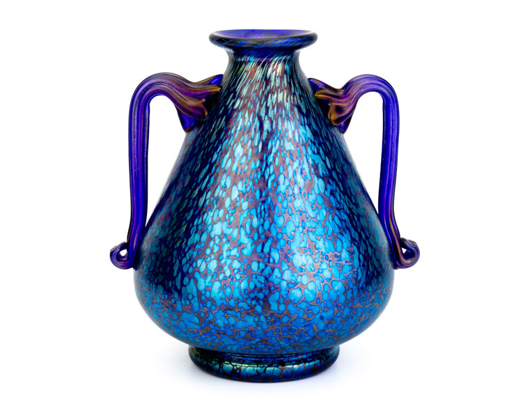 Johann Loetz Witwe jugendstil cobalt papillon first (1 van 1)