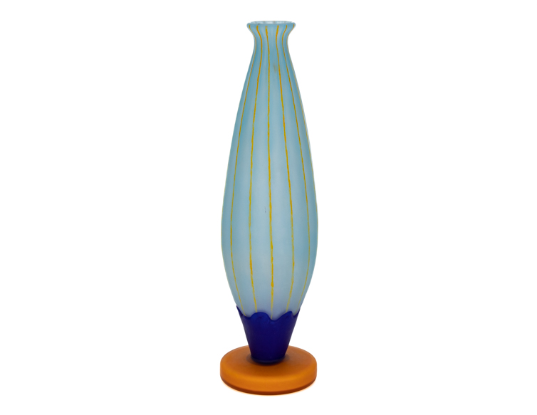 Charles Schneider Filetés art deco vase first-4030