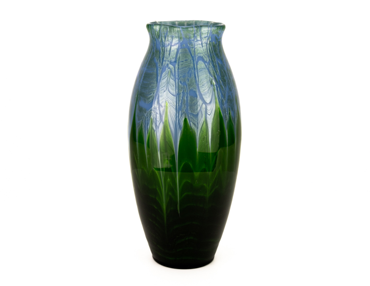 Johann Loetz Witwe Jugendstil Flammarion Titania vase first-1