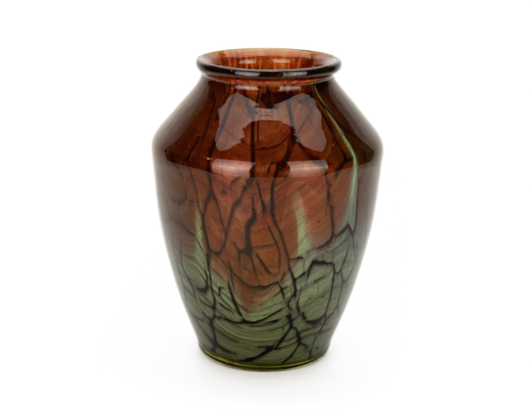 Johann Loetz Witwe Ausfuehrung 146 titania glass jugendstil vase first (1 van 1)