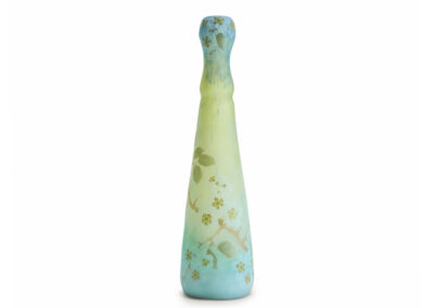 François-Théodore Legras – Tall “Fleurs de Pommier” apple blossoms vase