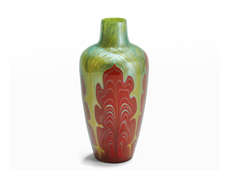 Johann Loetz Witwe Titania Genre 6388 jugendstil vase first-1