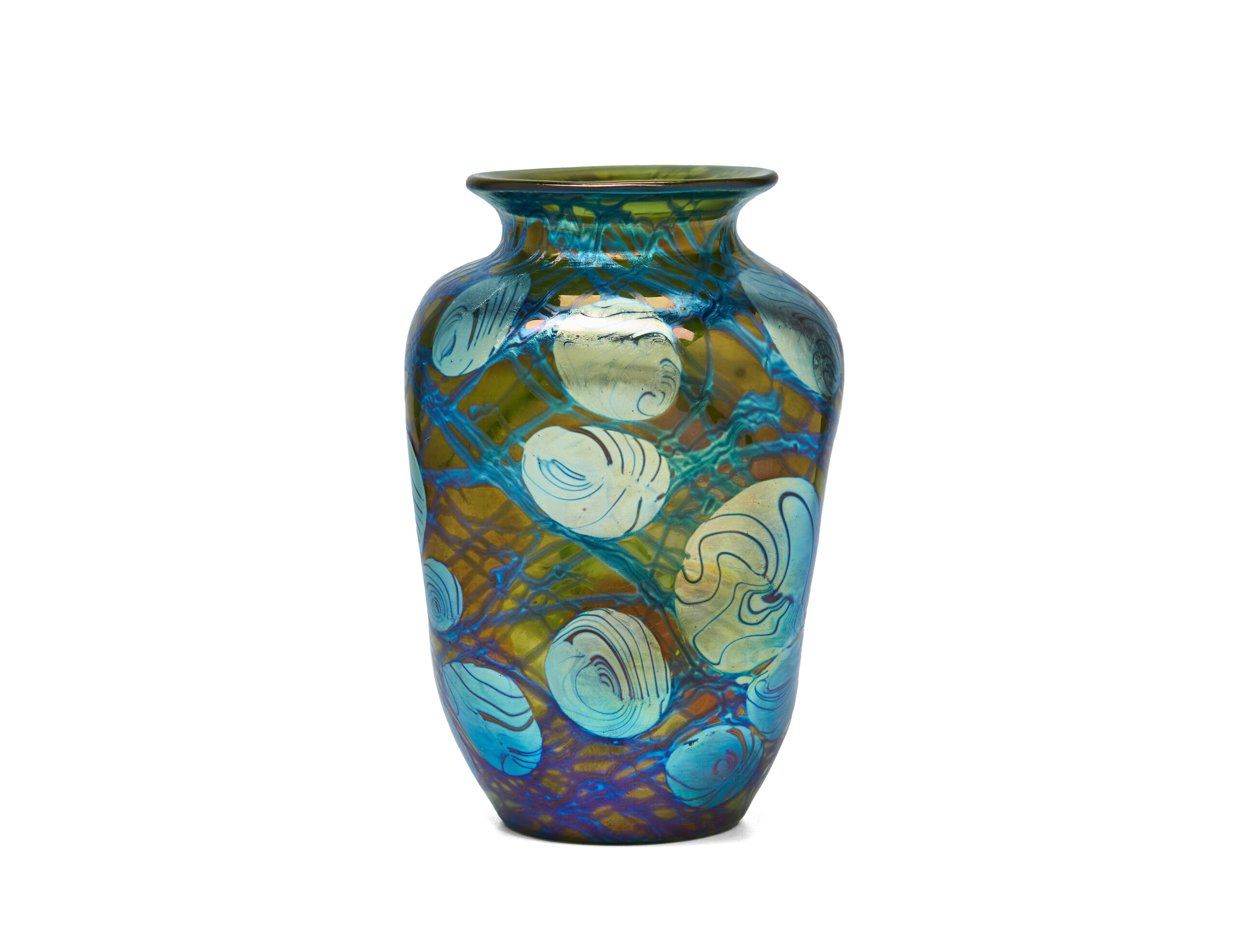 6 Johann Loetz vase Dark green Phänomen Genre 1/215