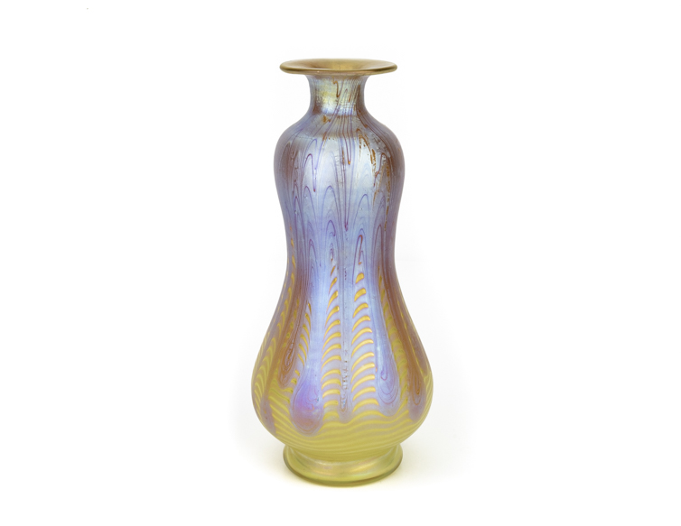 Johann-Loetz-Witwe-Phanomen-Genre-8065-Thea-Series-I-8065-first Johann Loetz Witwe Phanomen Genre 8065 in ground color "Thea" Series I 8065, produced in 1899