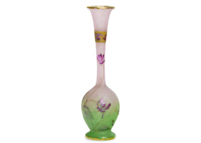 Daum Nancy – Clyclamen vase
