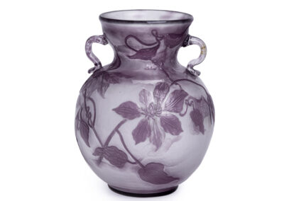 Émile Gallé – Clematis vase (Fire Polished)