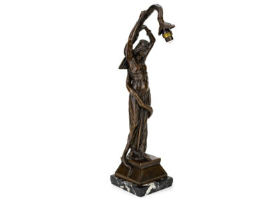 Ivan Zajec – Jugendstil Snake Tamer Table Lamp