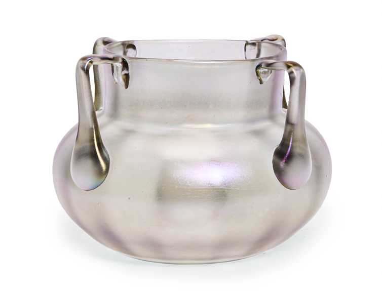 Johann-Loetz-Witwe-Marie-Kirschner-Flower-Bowl-Jugendstil-First (3 van 9) Johann Loetz Witwe Flower Bowl designed by Marie Kirschner