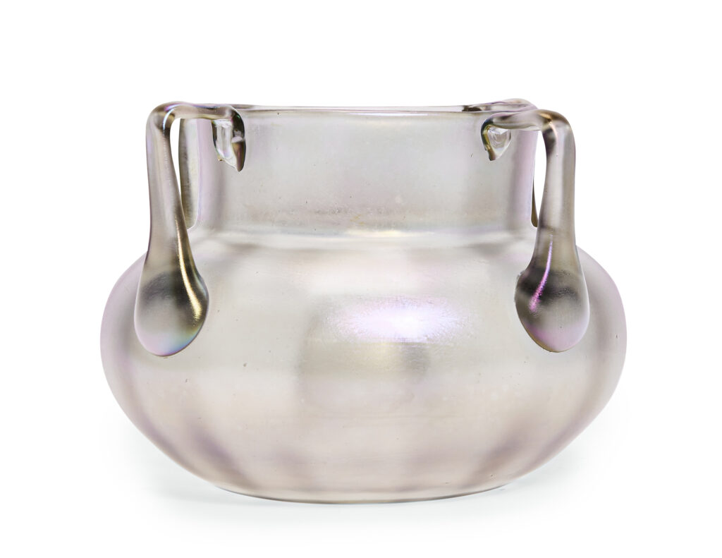 Johann Loetz Witwe Flower Bowl designed by Marie Kirschner