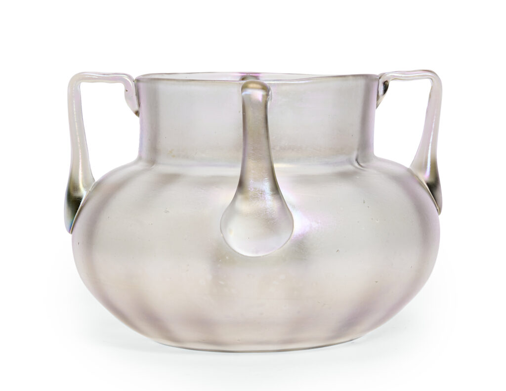 Johann Loetz Witwe Flower Bowl designed by Marie Kirschner