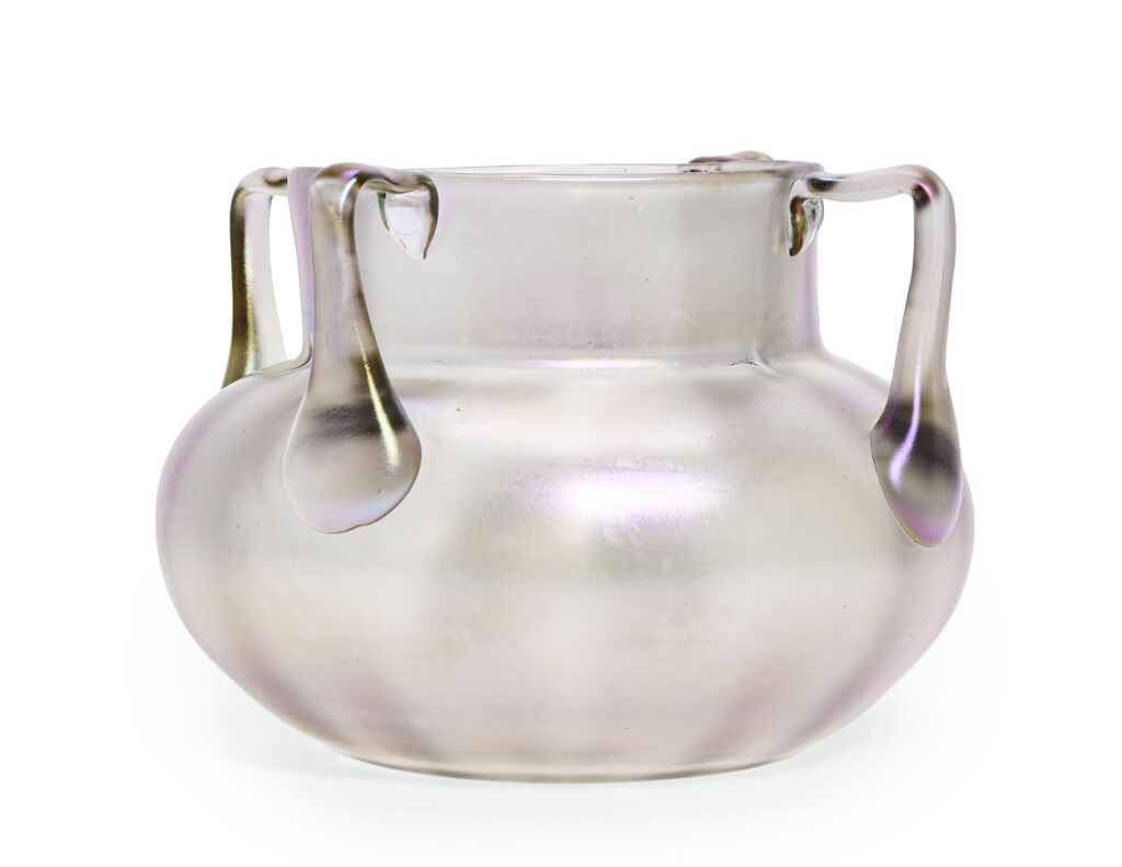 Johann Loetz Witwe Flower Bowl designed by Marie Kirschner