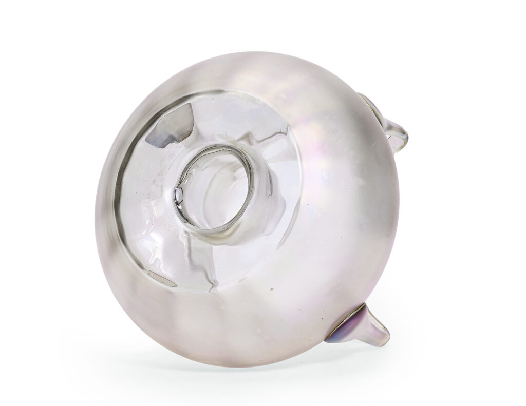 Johann Loetz Witwe Flower Bowl designed by Marie Kirschner