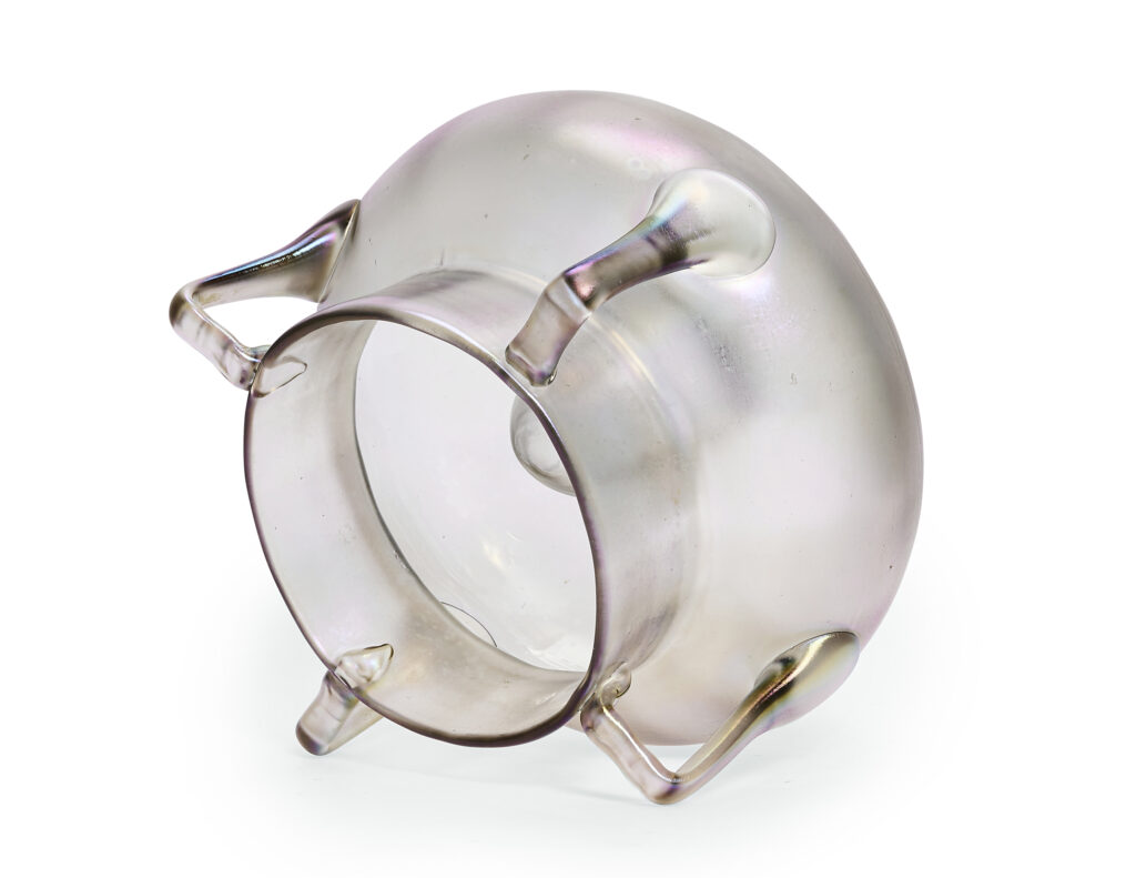 Johann Loetz Witwe Flower Bowl designed by Marie Kirschner