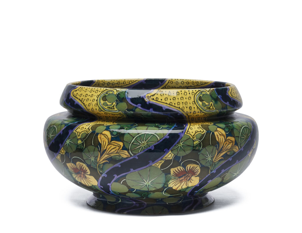 Rozenburg cachepot art nouveau faïence nieuwe kunst