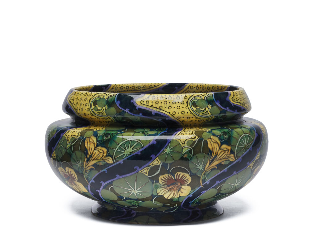 Rozenburg cachepot art nouveau faïence nieuwe kunst