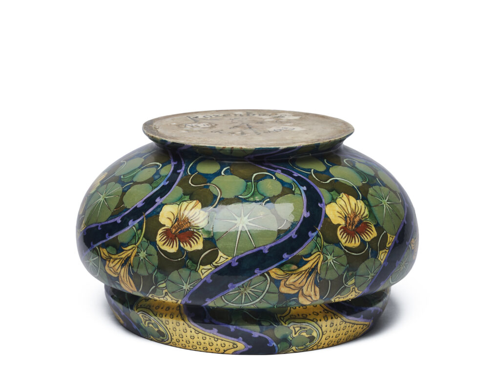 Rozenburg cachepot art nouveau faïence nieuwe kunst