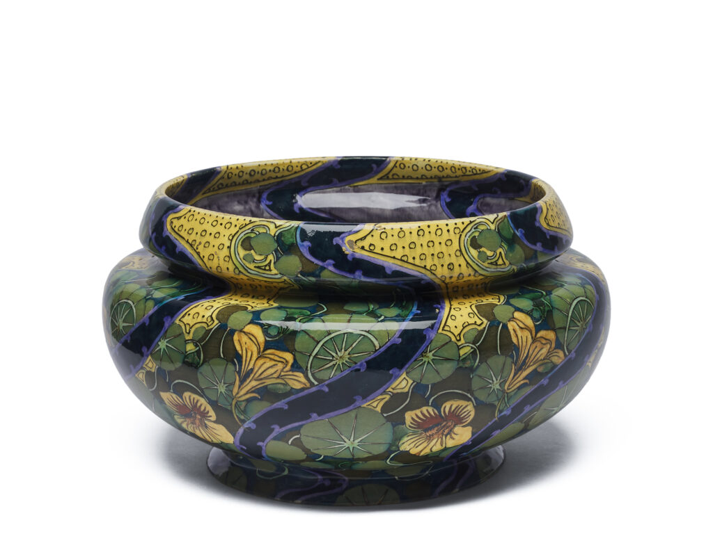 Rozenburg cachepot art nouveau faïence nieuwe kunst