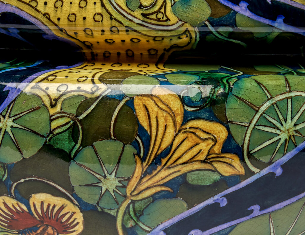 Rozenburg cachepot art nouveau faïence nieuwe kunst