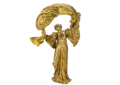 Agathon Léonard – Danseuse à L’Écharpe – Table lamp